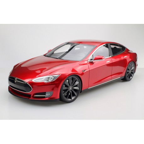 Tesla Model S 2012 Red Top Marques TM12-03B