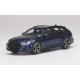 Audi RS6 Avant Carbon Black Navarra Blue Metallic Top Speed TS0315