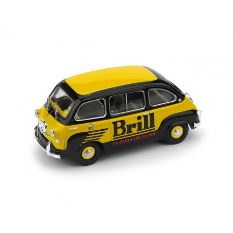 Fiat 600 Multipla Brill 1956 Yellow Blue Brumm R580