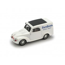 Fiat 500C Van Fordson 1950 White Black Brumm R545