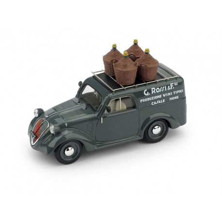 Fiat 500B Van Vini Tipici Rossi & Figli 1950 Grey Brumm R529-UPD