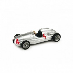 Auto Union Type D 4 F1 Grand Prix d'Angleterre 1938 Tazio Nuvolari Brumm R109-UPD