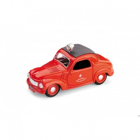 Fiat 500C Fire Engine 1936 Red Brumm R024