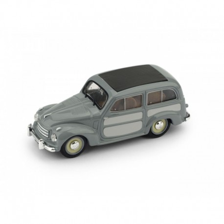 Fiat 500C Belvedere Closed 1951 2 tone Grey Brumm R029-03-UPD-2020