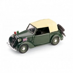 Fiat 508C 1100 Cabriolet CD 1937 Military Green Brumm R086