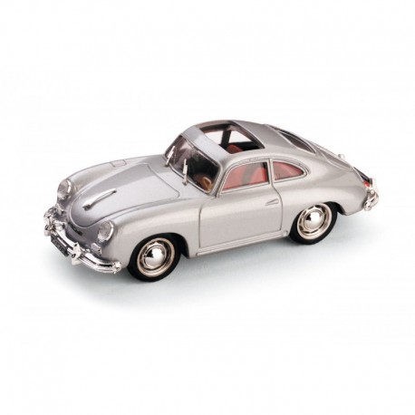 Porsche 356 Coupe Open 1952 Silver Brumm R121-04