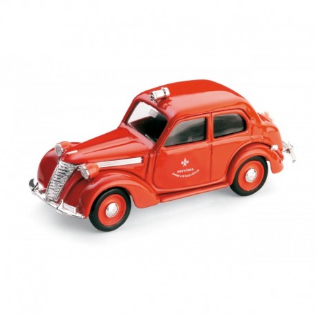 Fiat 1100E Fire Engine 1947 Red Brumm R181B