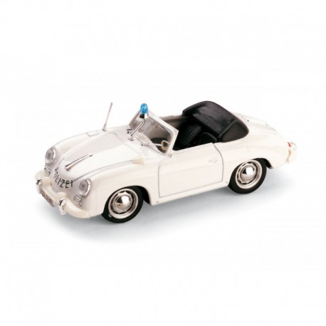 Porsche 356 Spider Swiss Police 1952 White Brumm R198D