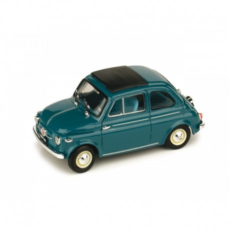 Fiat 500 Nuova Closed 1959 Light Blue Brumm R365-05