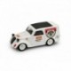 Fiat 500B Van Fioravanti 1950 White Brumm R366
