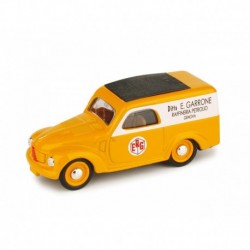 Fiat 500C Van ERG 1950 Orange White Brumm R375B
