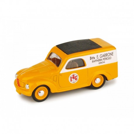 Fiat 500C Van ERG 1950 Orange White Brumm R375B