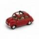 Fiat Nuova 500D Open 1960 Red Brumm R404-01-UPD