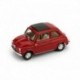 Fiat Nuova 500D Closed 1960 Red Brumm R405-01-UPD