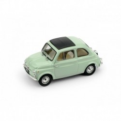 Fiat Nuova 500D Closed 1960 Light Green Brumm R405-13-UPD