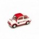 Fiat Nuova 500D Isolabella 1960 White Red Brumm R408