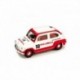 Fiat 600D Isolabella 1960 White Red Brumm R409