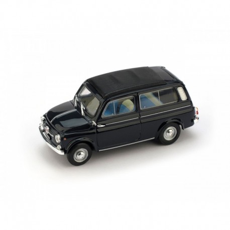 Fiat 500 Giardiniera Closed 1960 Blue Brumm R425-06