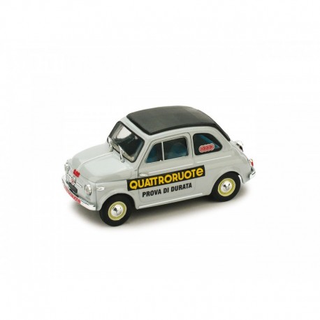 Fiat 500 Nuova Quattroruote 1958 Grey Brumm R433