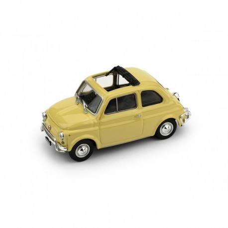 Fiat 500L Open 1968 Yellow Brumm R464-05