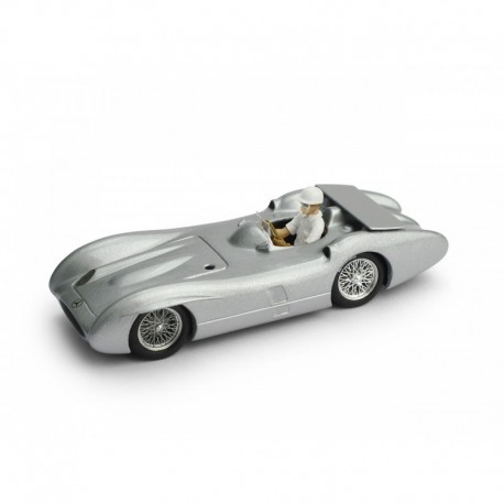 Mercedes Benz W196C with Driver 0 F1 Monza Test 1955 Stirling Moss Brumm R281-CH-UPD-2021