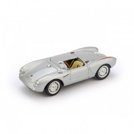 Porsche 550RS 1954 Silver Brumm R232-02-UPD