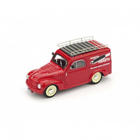 Fiat 500C Van Abarth 1956 Red Brumm R266-UPD