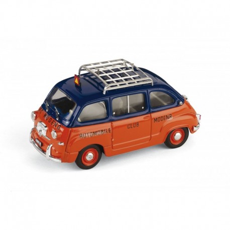 Fiat 600 Multipla Auto Club Modena 1956 Orange Brumm R335