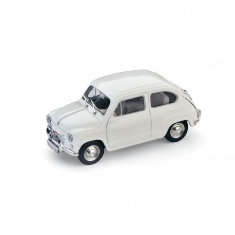 Fiat 600D Agip 1960 White Brumm R336