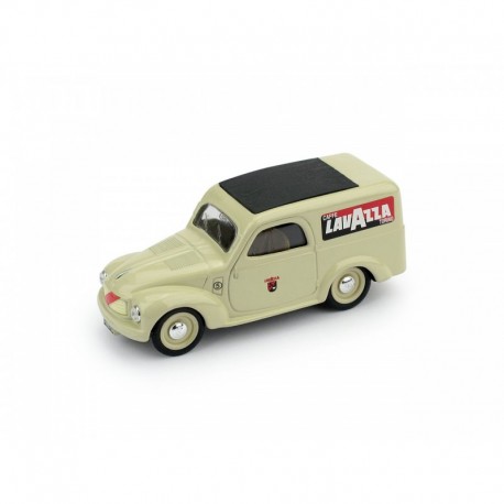 Fiat 500C Van Lavazza 1950 Ivory Brumm R345