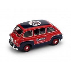 Fiat 600 Multipla Ramazzotti 1960 Red Brumm R286