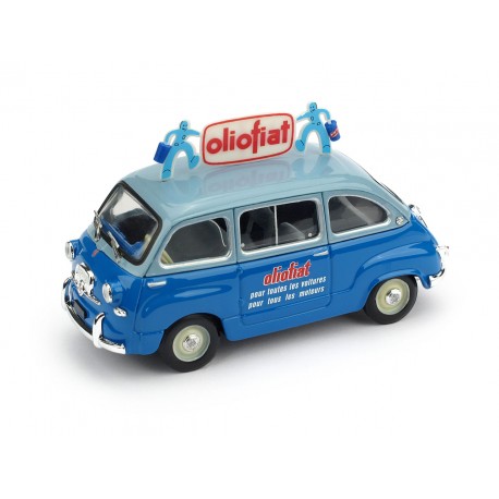 Fiat 600 Multipla Olio Fiat 1956 2 tone Blue Brumm R330-UPD-2020
