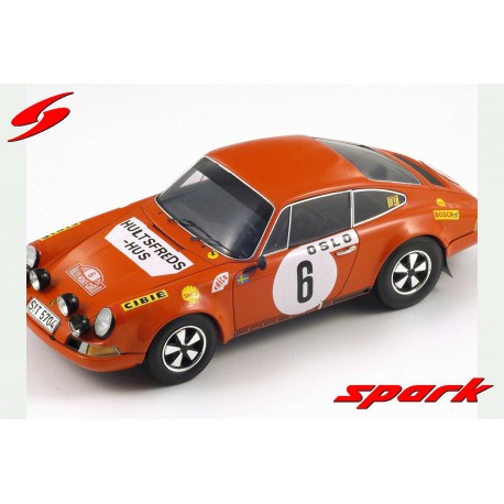 Porsche 911 S 6 Rallye Monte Carlo 1970 Waldegaard Helmer Spark 18S029