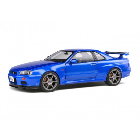 Nissan Skyline GTR R34 1999 Bayside Blue Metallic Solido S1804301