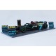 Mercedes F1 W11 EQ Performance 44 F1 Winner Turquie World Champion 2020 Lewis Hamilton with pitboard Spark 18S567