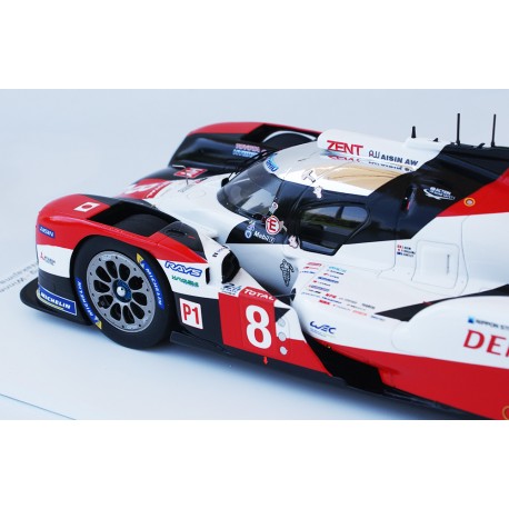 1:43 Spark Toyota TS050 Hybrid #8 24h Le Mans 2017 Buemi/Davidson/Nakajima 8th