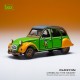 Citroen 2CV 1978 Green Orange IXO CLC374N