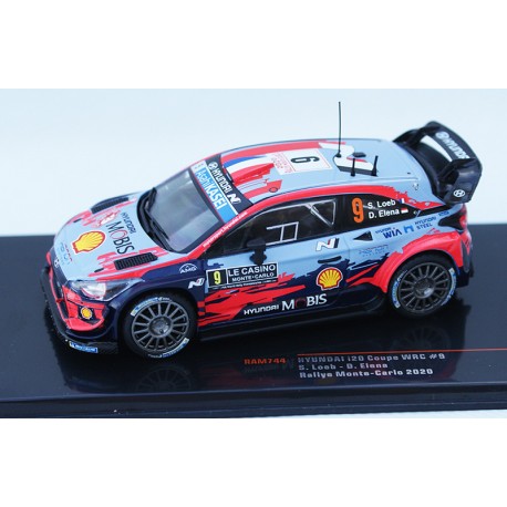 Hyundai i20 Coupe WRC 9 Rallye Monte Carlo 2020 Loeb Elena IXO RAM744