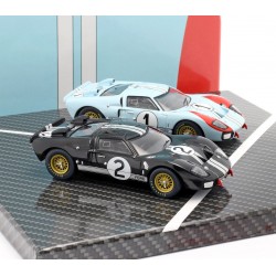 Ford GT40 MKII Set 2x n1 n2 24 Heures du Mans 1966 CMR CMR4305455-BOX