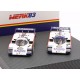 Porsche 956K Set 2x n1 n2 1000 Km du Nurburgring 1983 IXO W83430003