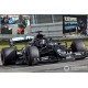Mercedes F1 W11 EQ Performance 44 F1 91st Win Eifel 2020 Lewis Hamilton with pitboard and Schumacher helmet Minichamps 113201144