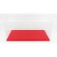 Boitier Vitrine Display Box 1/12 base en cuir rouge Luxcase LC12001B