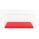 Boitier Vitrine Display Box 1/18 base en cuir rouge Luxcase LC18001B