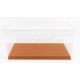 Boitier Vitrine Display Box 1/18 base en cuir beige Luxcase LC18001C