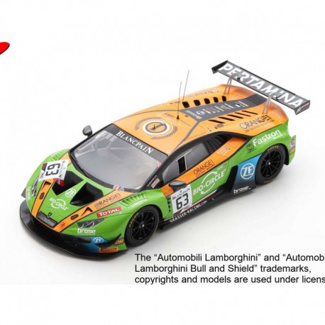 Lamborghini Huracan GT3 Evo 63 24 Heures de Spa Francorchamps 2019 Spark 18SB015