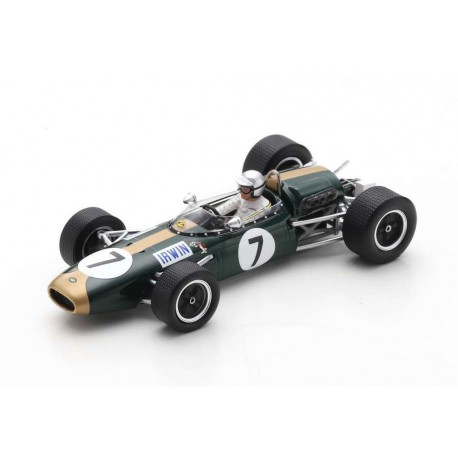 Brabham BT22 7 F1 Grand Prix d'Angleterre 1966 Chris Irwin Spark S7093