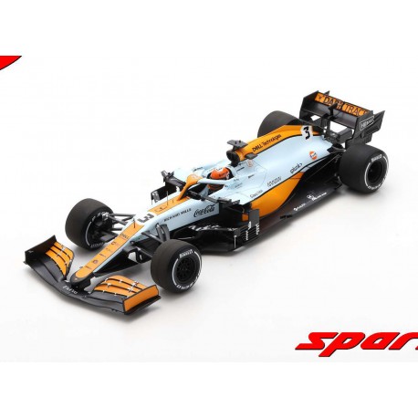 McLaren Mercedes MCL35M 3 F1 Grand Prix de Monaco 2021 Daniel Ricciardo Spark 18S596