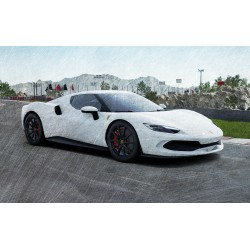 Ferrari 296 GTB Bianco Cervino Looksmart LS533D