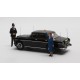 Rover P5B Saloon with figures Margaret Thatcher and Police man 1972 Black Matrix MX41706-112