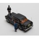 Rover P5B Saloon with figures Margaret Thatcher and Police man 1972 Black Matrix MX41706-112
